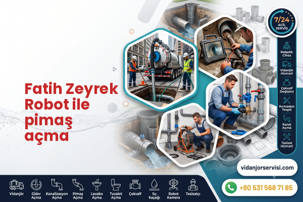 Fatih Zeyrek Robot ile pimaş açma