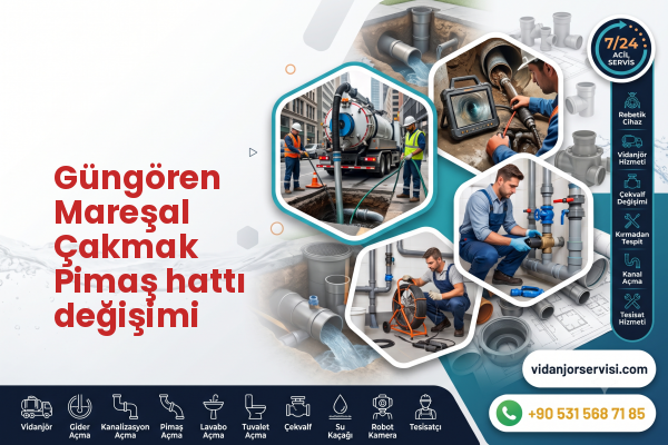 Güngören Mareşal Çakmak Pimaş hattı değişimi
