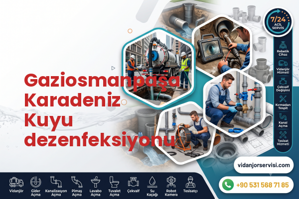 Gaziosmanpaşa Karadeniz Kuyu dezenfeksiyonu