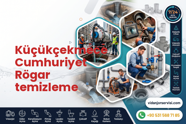 Küçükçekmece Cumhuriyet Rögar temizleme