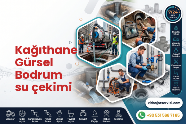 Kağıthane Gürsel Bodrum su çekimi