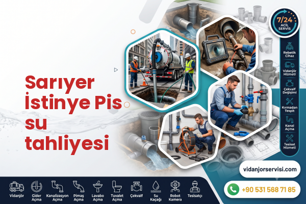 Sarıyer İstinye Pis su tahliyesi