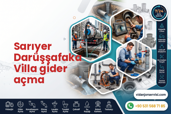 Sarıyer Darüşşafaka Villa gider açma