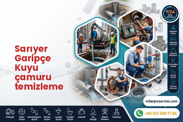 Sarıyer Garipçe Kuyu çamuru temizleme
