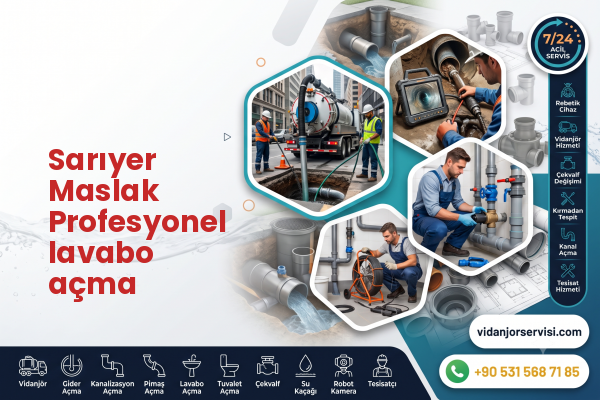 Sarıyer Maslak Profesyonel lavabo açma