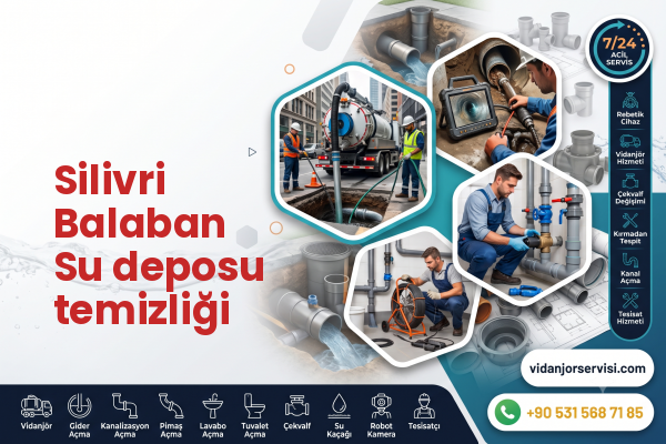 Silivri Balaban Su deposu temizliği