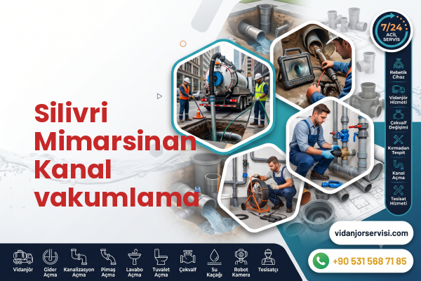 Silivri Mimarsinan Kanal vakumlama