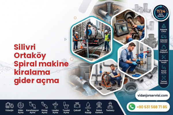 Silivri Ortaköy Spiral makine kiralama gider açma