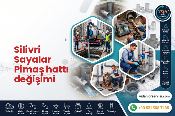 Silivri Sayalar Pimaş hattı değişimi