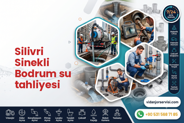 Silivri Sinekli Bodrum su tahliyesi