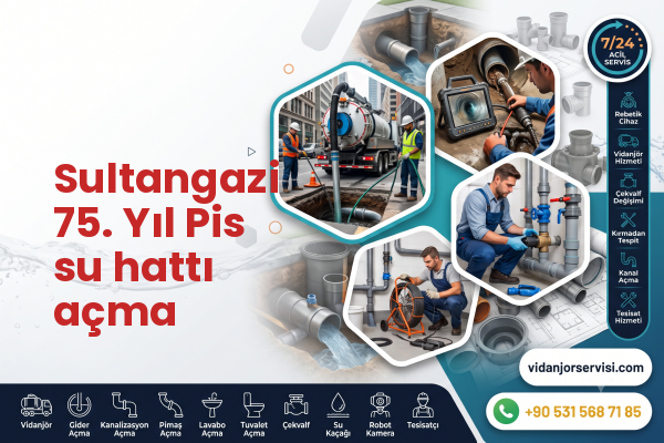 Sultangazi 75. Yıl Pis su hattı açma