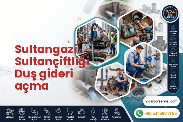 Sultangazi Sultançiftliği Duş gideri açma